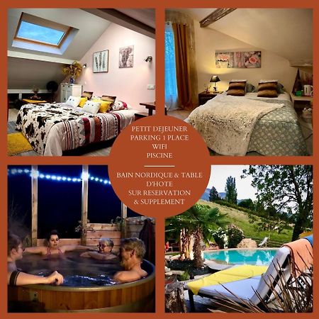 A La Marc'Quize Chambres D'Hotes, Petit Dejeuner Compris, Avec Piscine A Debordement En Exterieur, Bain Nordique A 38 Degres En Prestation Supplement Sur Reservation Horaire Anticipee 1 Place De Parking Gratuite Sur Place Mouxy Zewnętrze zdjęcie